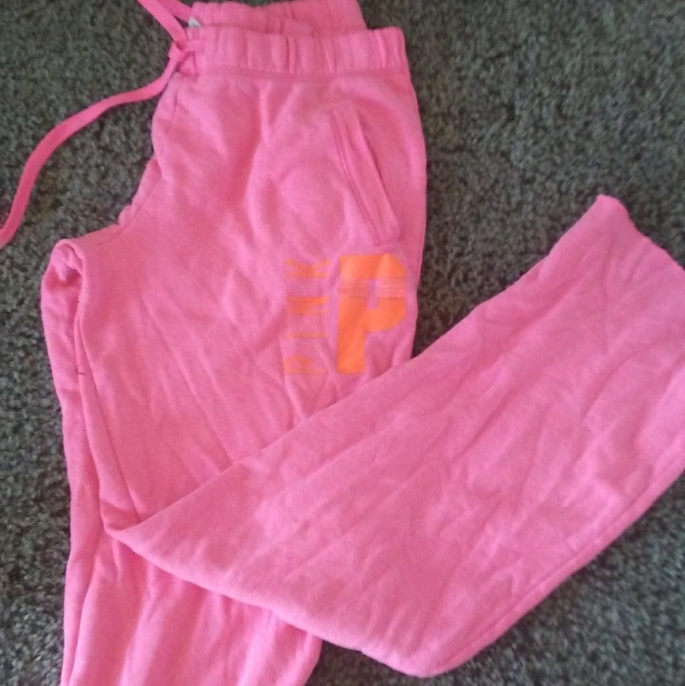Pink sweatpants